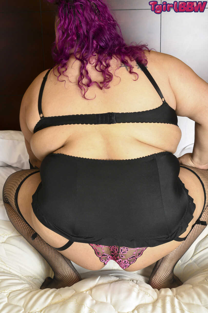 TGirl BBW Queen Selene's Giant Cock Reigns Supreme in this Fat Shemale Fuck Fest - Queen Selene
