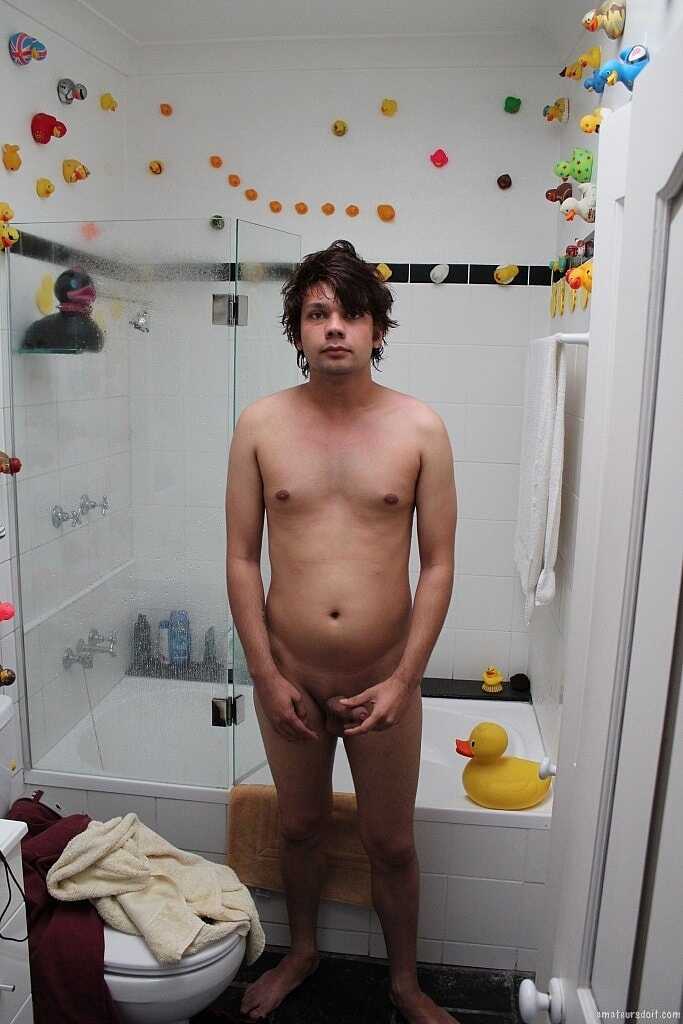 Gay Amateur Sonny Moon Exposes His Big Dick While Masturbating In The Shower - 
