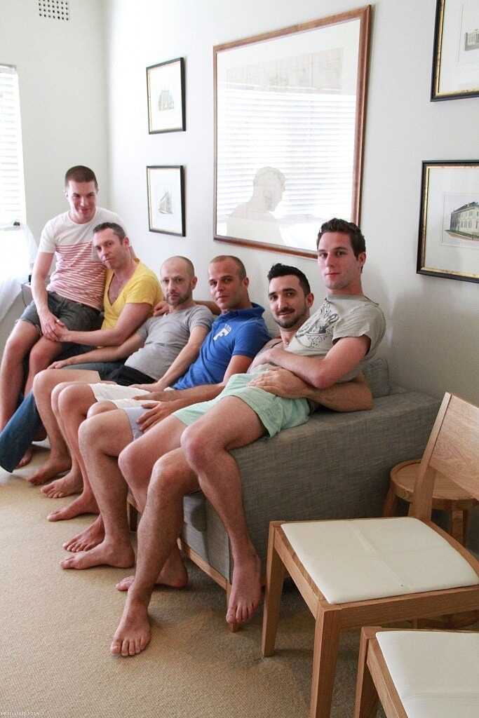 First Time Amateur Fivesome: Bryce Banger, Greg Grouper, Henry Hunk, Lucas Layby and Sam Meat