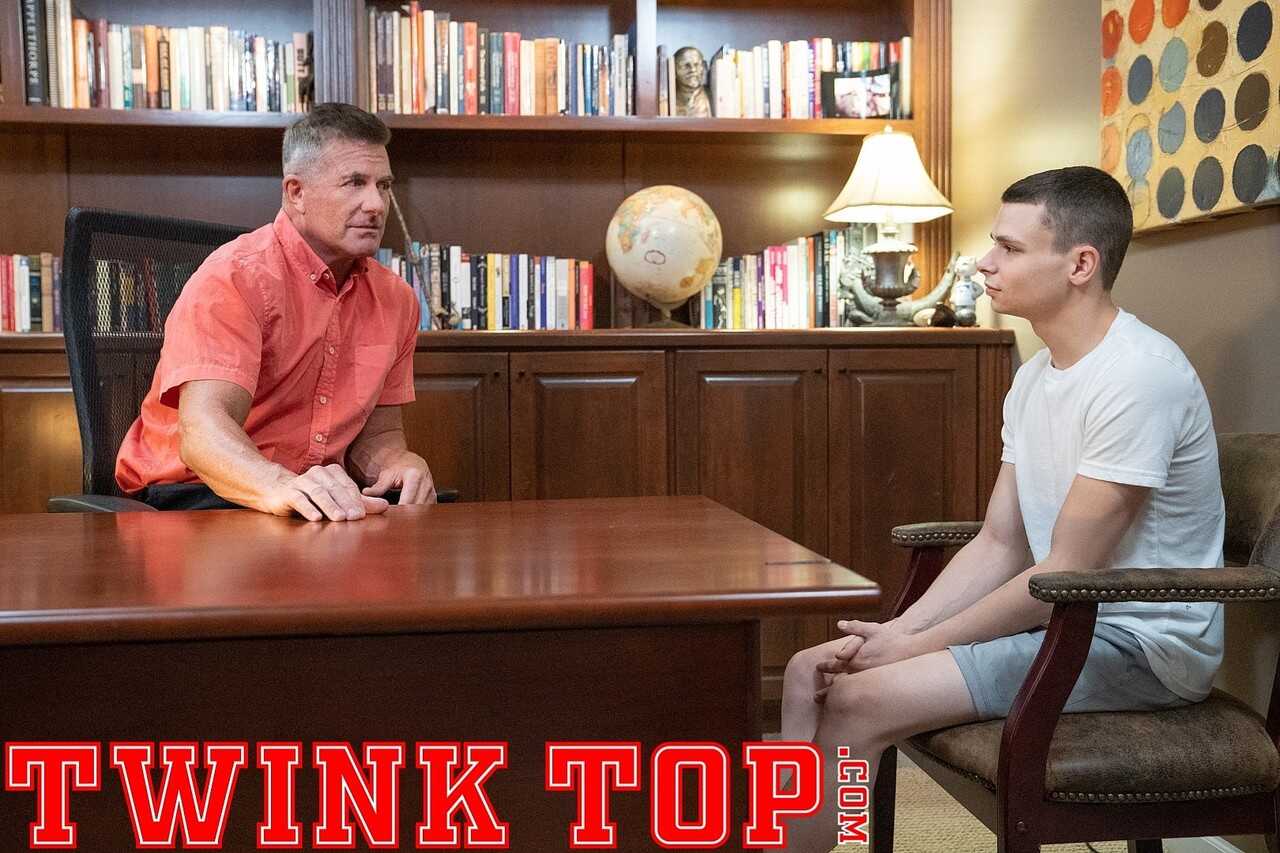 Principal's Twink Fuck in the Office with Student Austin Young