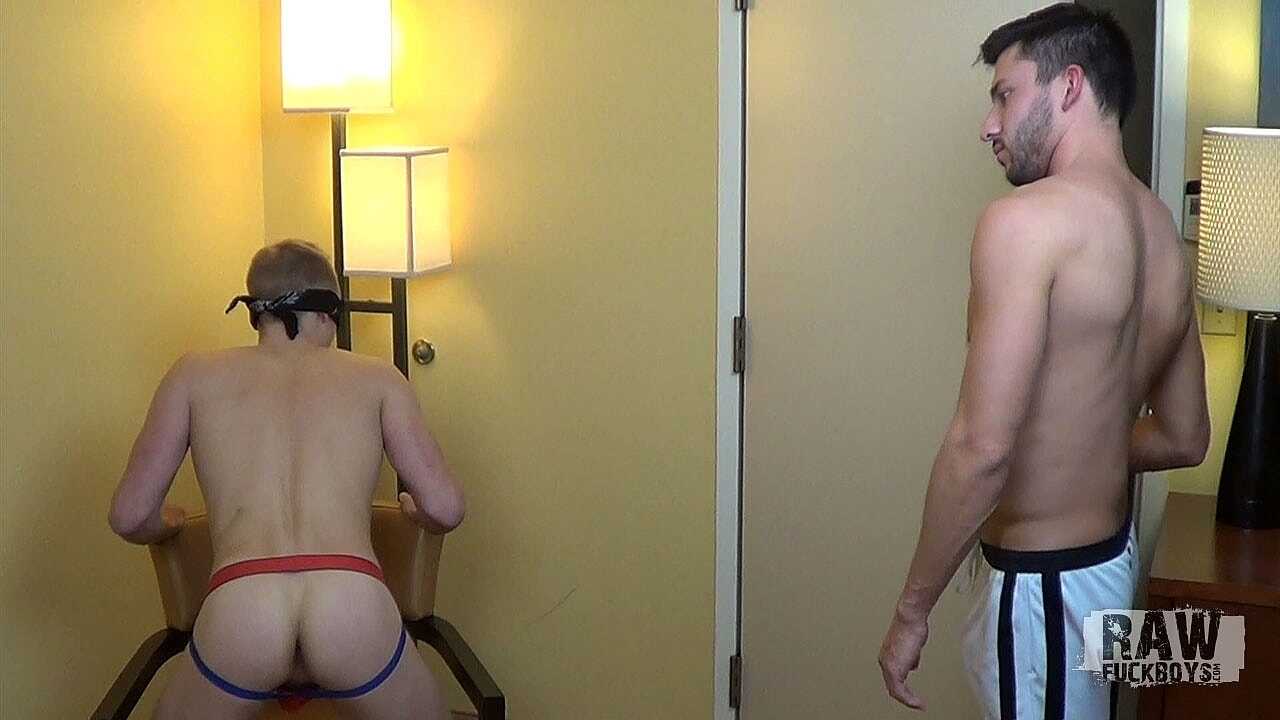 Blindfolded Bottom Takes Hung Scott Demarco's Big Cock Raw - 