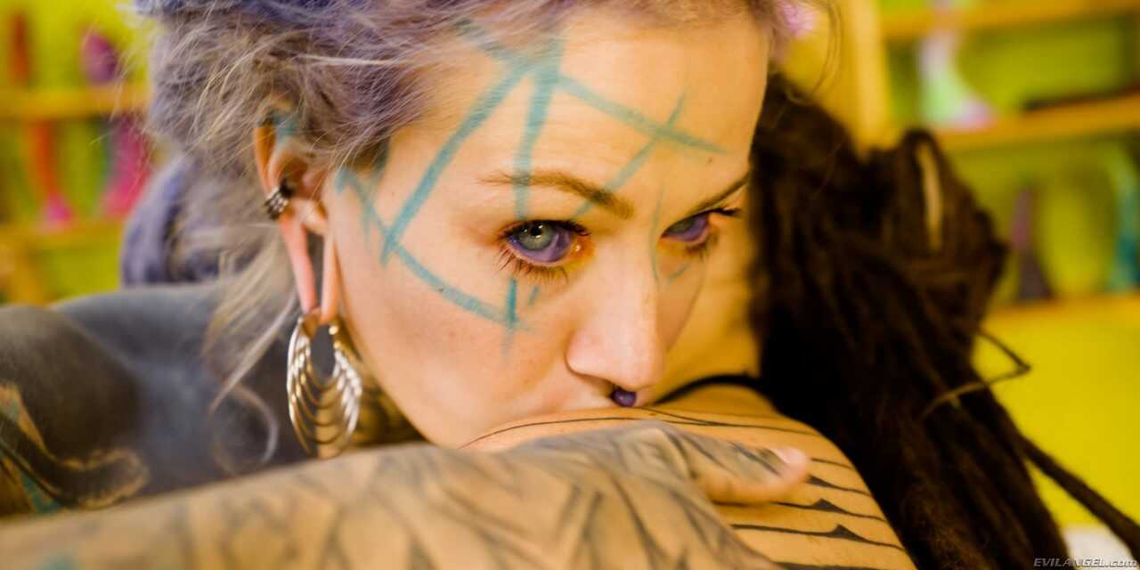Evil Angel's Devilish Anus: A Kitty's Kinky Cum-Sucking Adventure with Tattooed Lesbians and Anal Fetish Fingers...