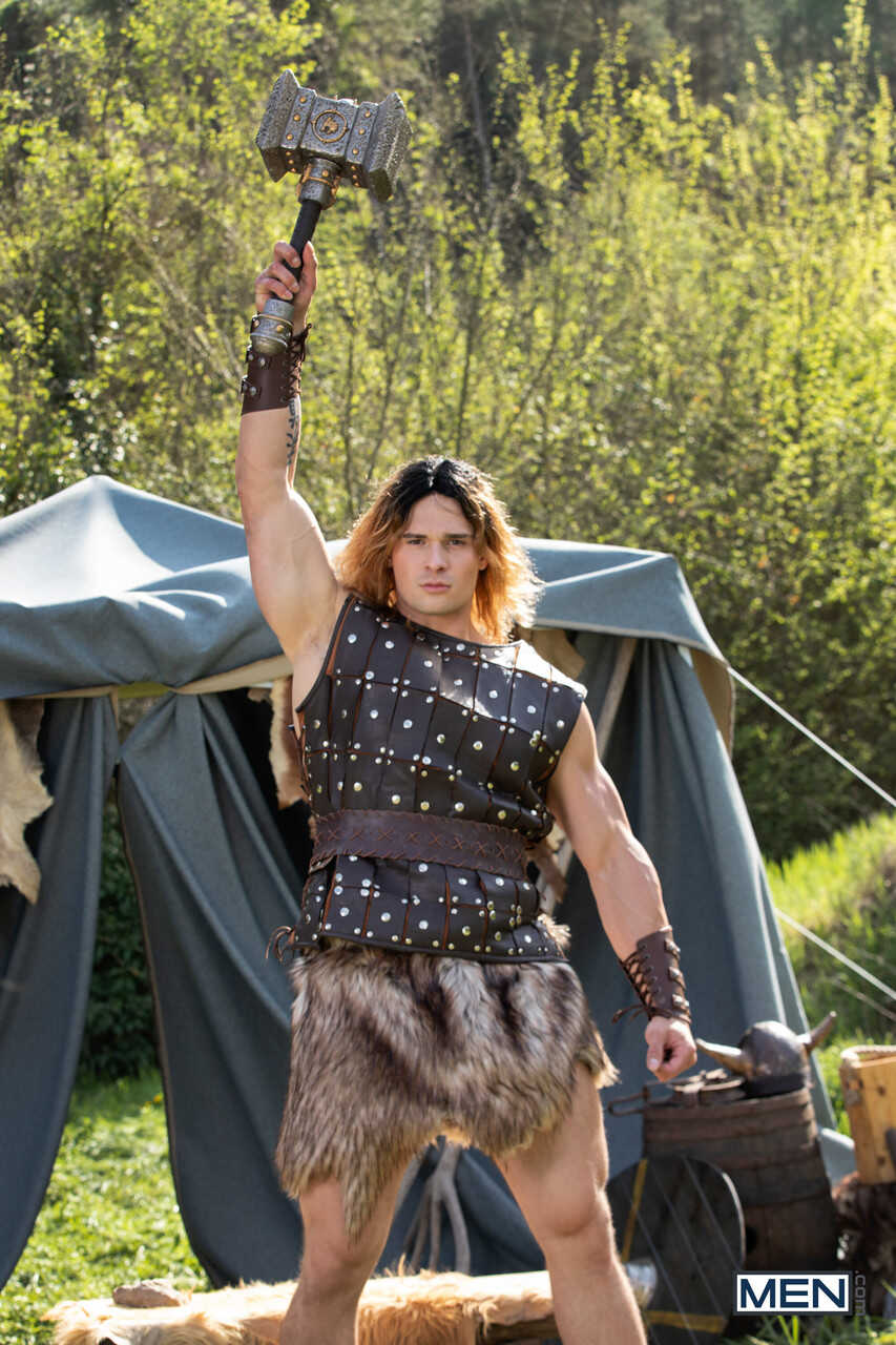 Mighty Norse Males: A Sturdy Saga of Huge Dick Sucking and Fucking in the Open Air - 