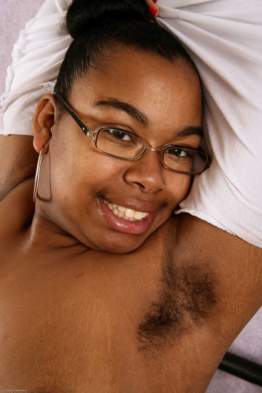 Chubby Nerdy Monica Jimenez Exposes Her Hairy Pussy and Curvy Body for Your Pleasure - Monica Jimenez