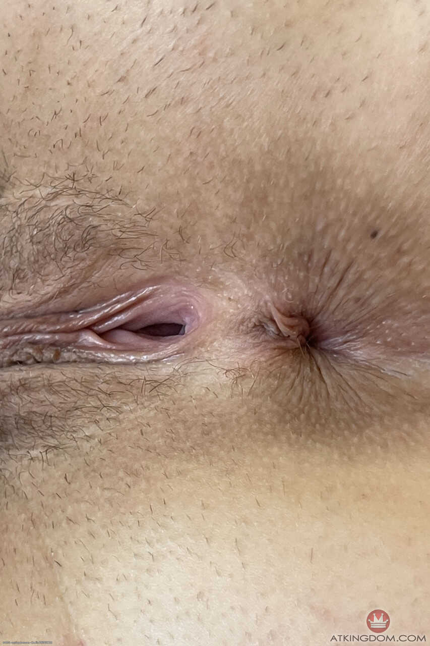Sexy Alina West flaunts her trimmed pussy while spreading her big ass on camera - Alina West