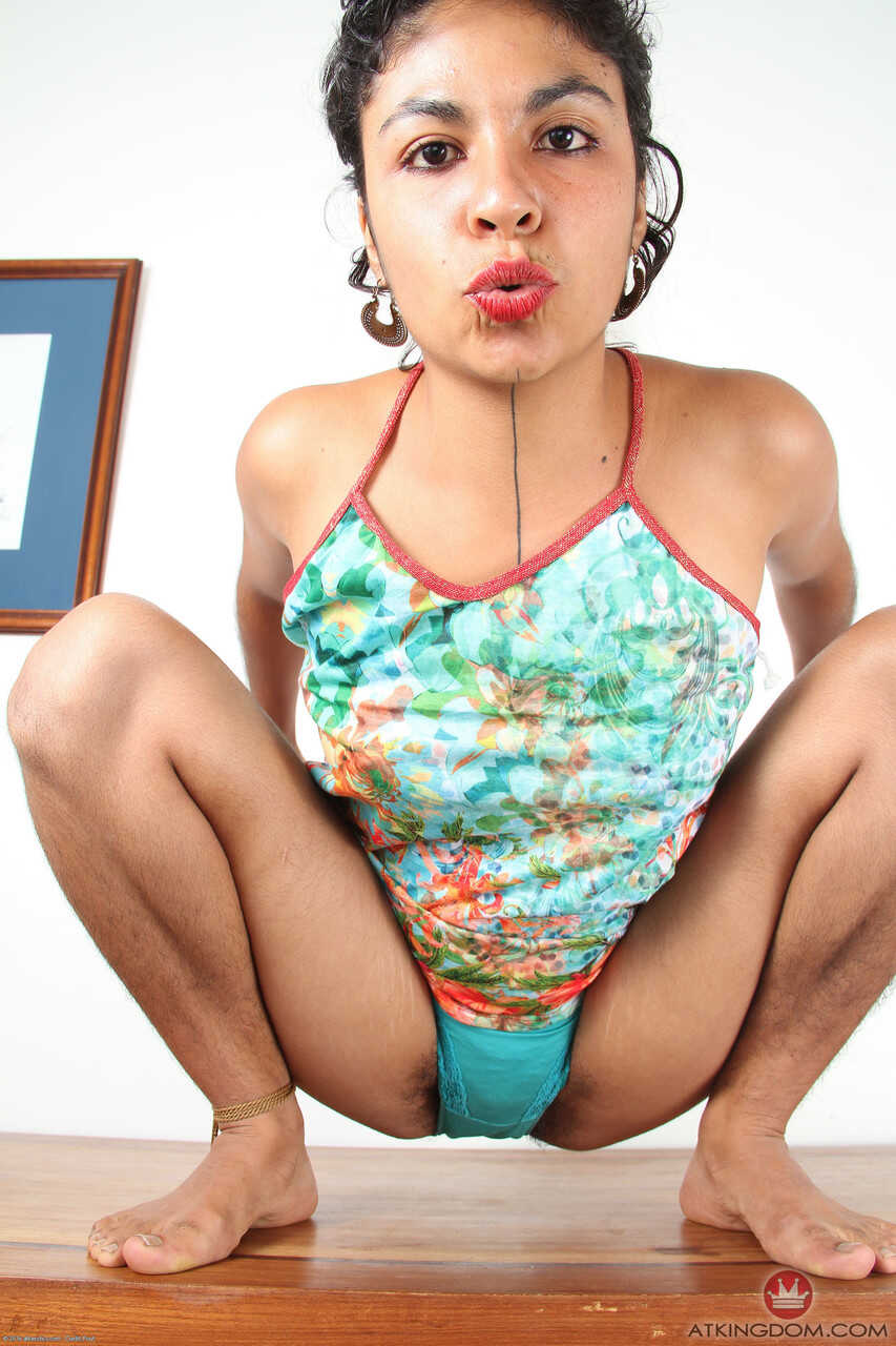 Hairy Turya's Yoga Striptease: Exposing Her Fuzzy Nethers for Your Pleasure! - Turya