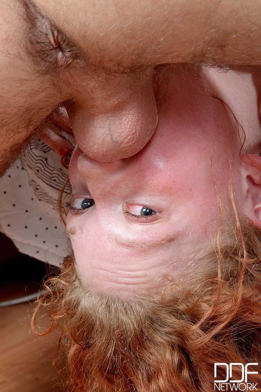 Gingery Slut Ninelly's First Fisting and Dildo Fuck, Ending with a Mouthful of Jizz! - Ninelly