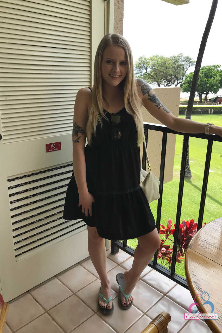 Paris White's ATK Girlfriends Vacation Adventure   Nerdy Paris White's Amateur Girlfriend Cute Teen Petite Feet ...