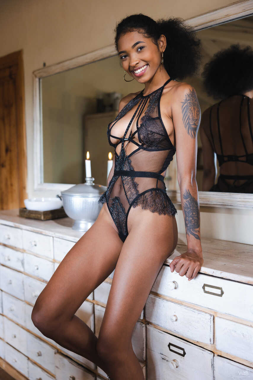 Barbie Reyes Glamorous Latina Strips Her Lingerie & Exposes Her Sexy Oily Body - Barbie Reyes