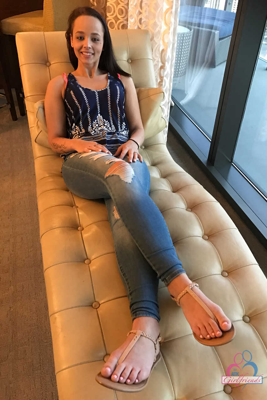 Colombian girl Emily Cash flaunts her sexy feet in her solo compilation of amputee fetish scenes! - Emily Cash