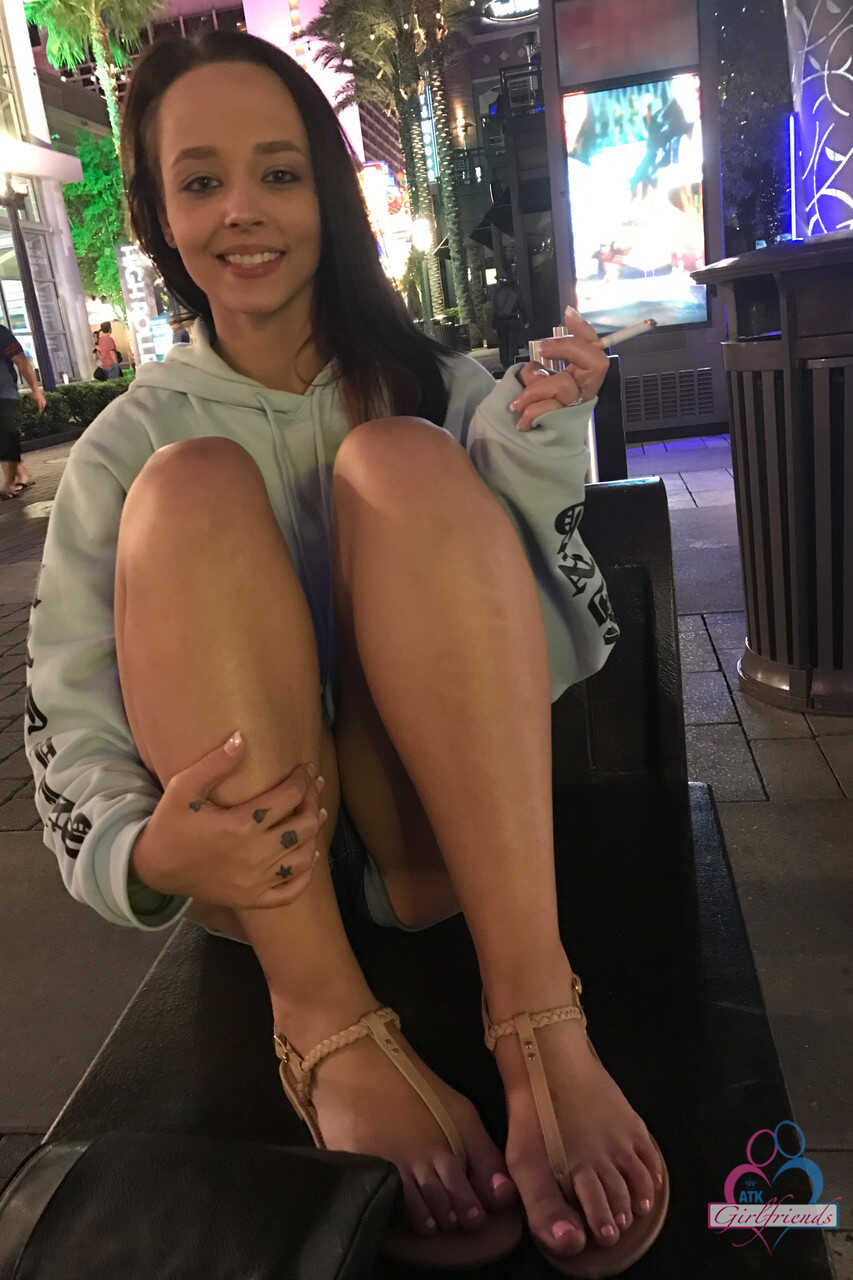 Colombian girl Emily Cash flaunts her sexy feet in her solo compilation of amputee fetish scenes! - Emily Cash