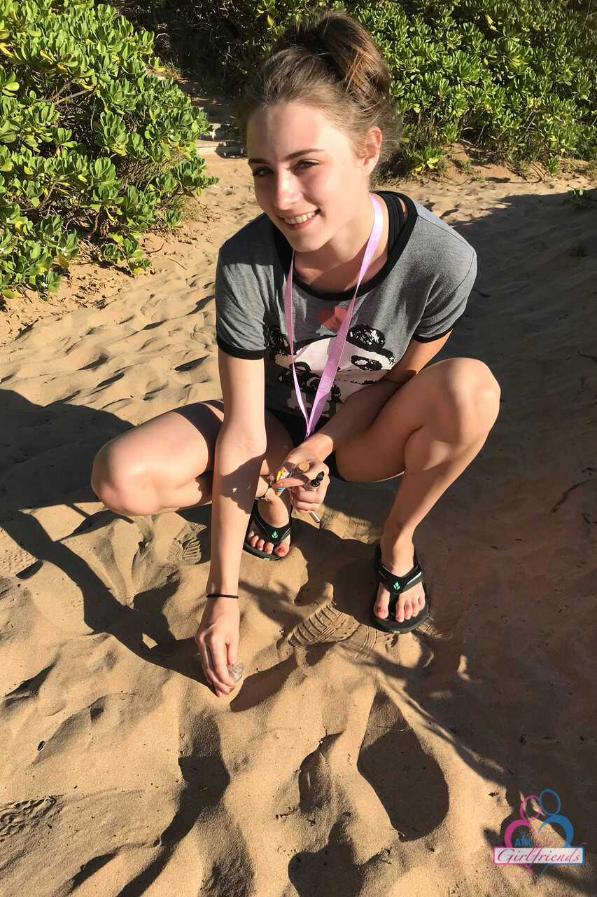 Kyler Quinn's Naughty Outdoor Adventure with her Innocent Teen Girlfriend on their Summer Vacation! - Kyler Quinn