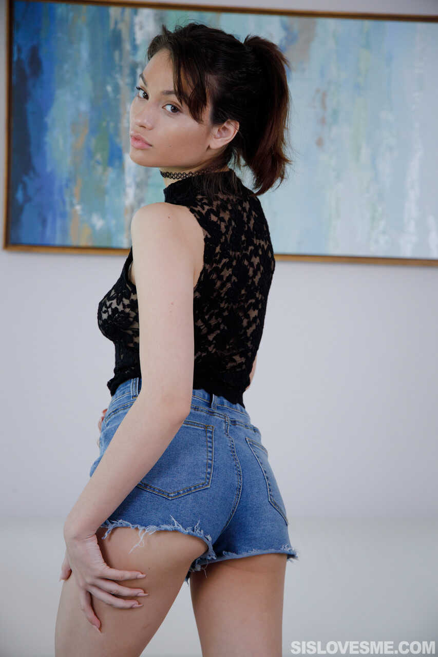 Sweet teen Liv Wild rides a cock while fucked in the ass from behind by Jay Rock - Jay Rock, Liv Wild