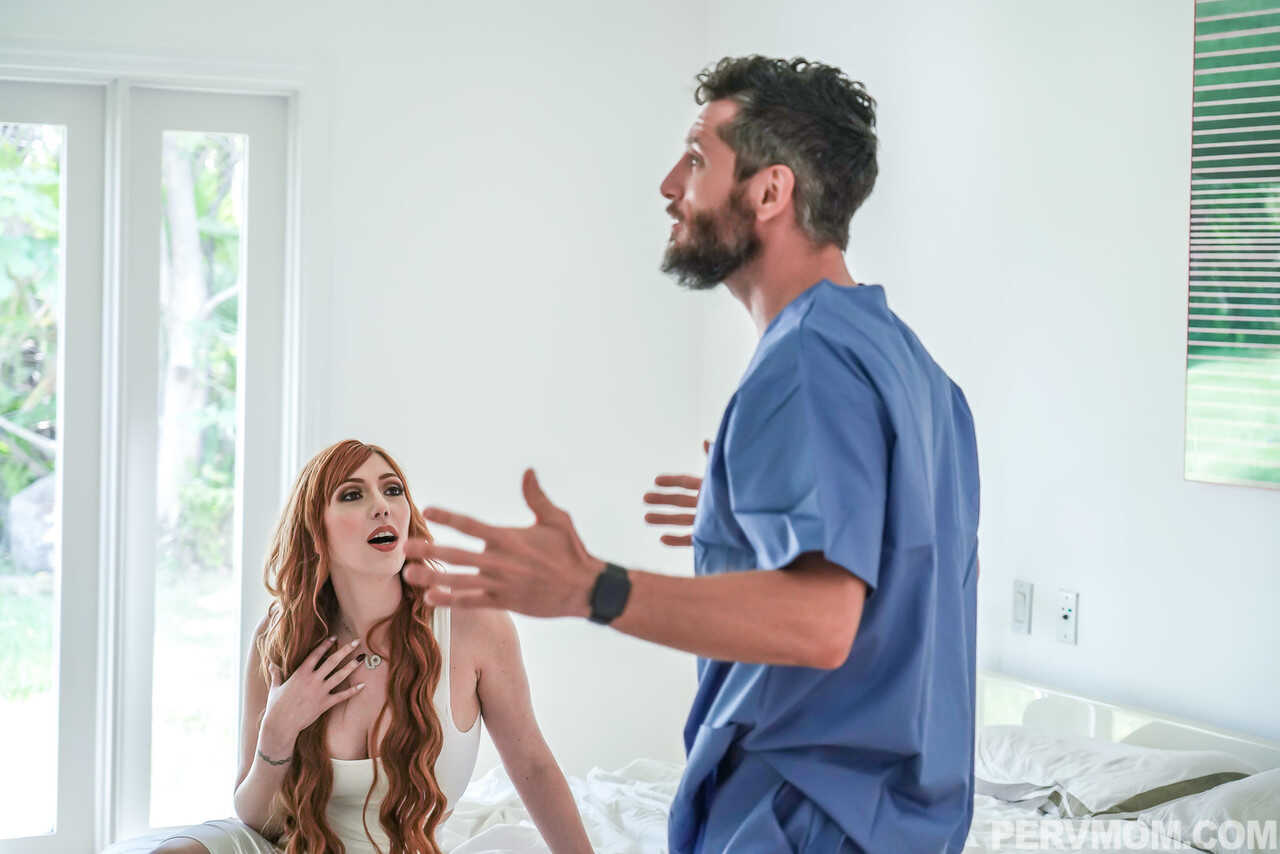 Redheaded cougar Lauren Phillips takes a dick in her mouth and twat in POV 'Horny Cougar Love' - Lauren Phillips...