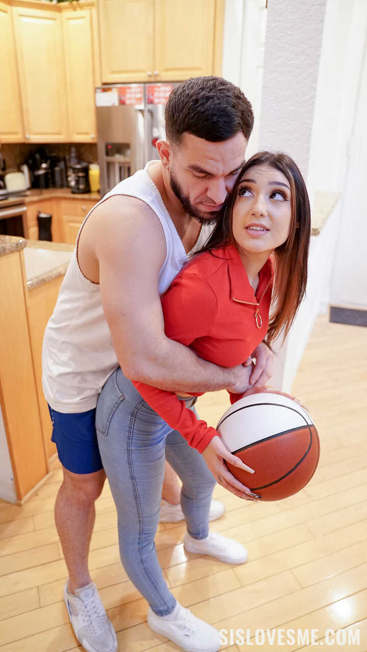 Latina Violet Gems gets her chubby coochie pounded by stepbro Peter Green while working out on the gym floor. - Peter Gree...
