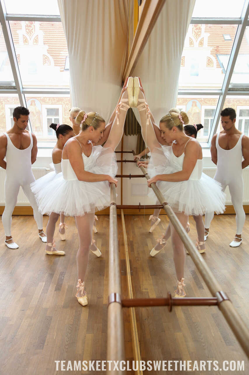 Ballet Tutor’s Naughty Threesome with Skinny Ballerinas