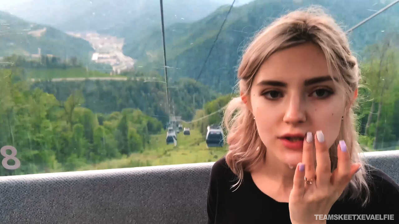 Eva Elfie's Gondola Lift Blowjob with Adam Ocelot