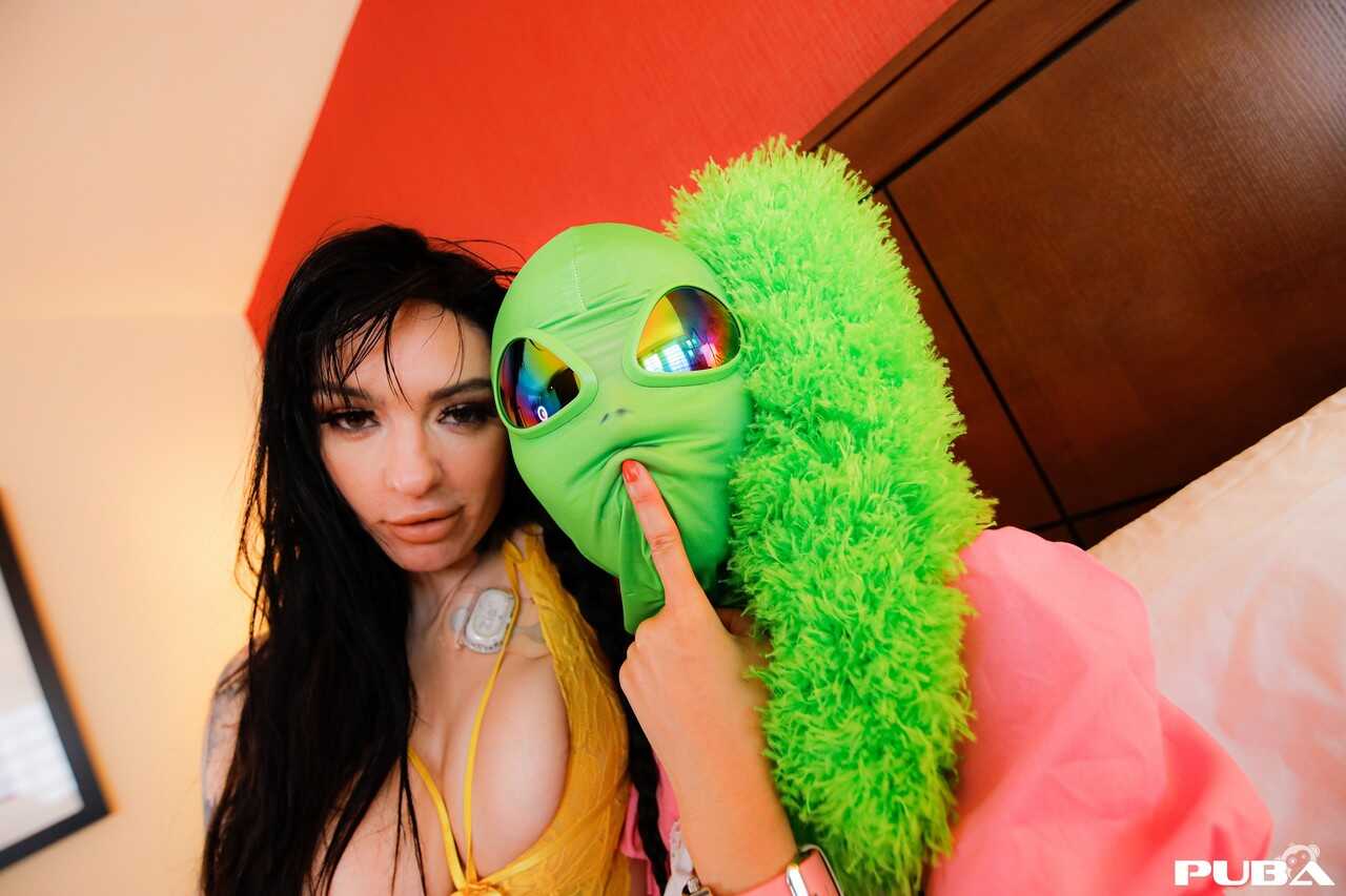Naughty Japanese MILF and Pornstar Misha Montana Gets Her Cunt Fucked by Lesbian Marica Hase in a Threesome with Pigtailed...