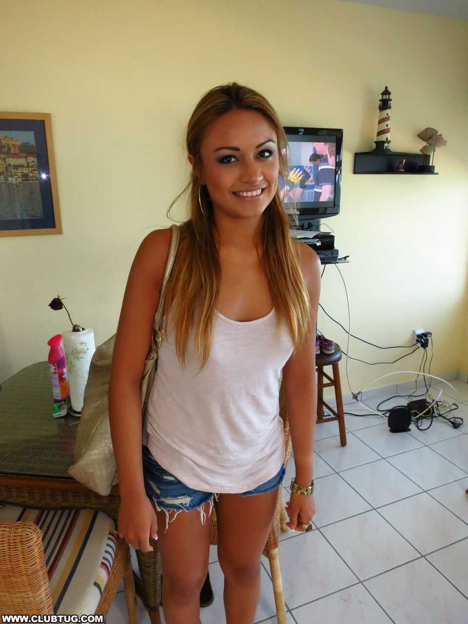 Naughty Natalia Robles Gives a Hot Handjob to Her Big Daddy in This POV Porn Scene! - 