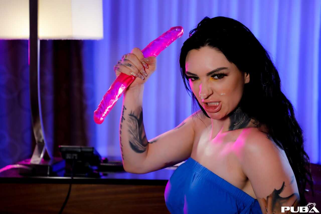 Japanese Lesbian MILFs Marica Hase and Misha Montana Battle for Dildo Domination - Marica Hase, Misha Montana