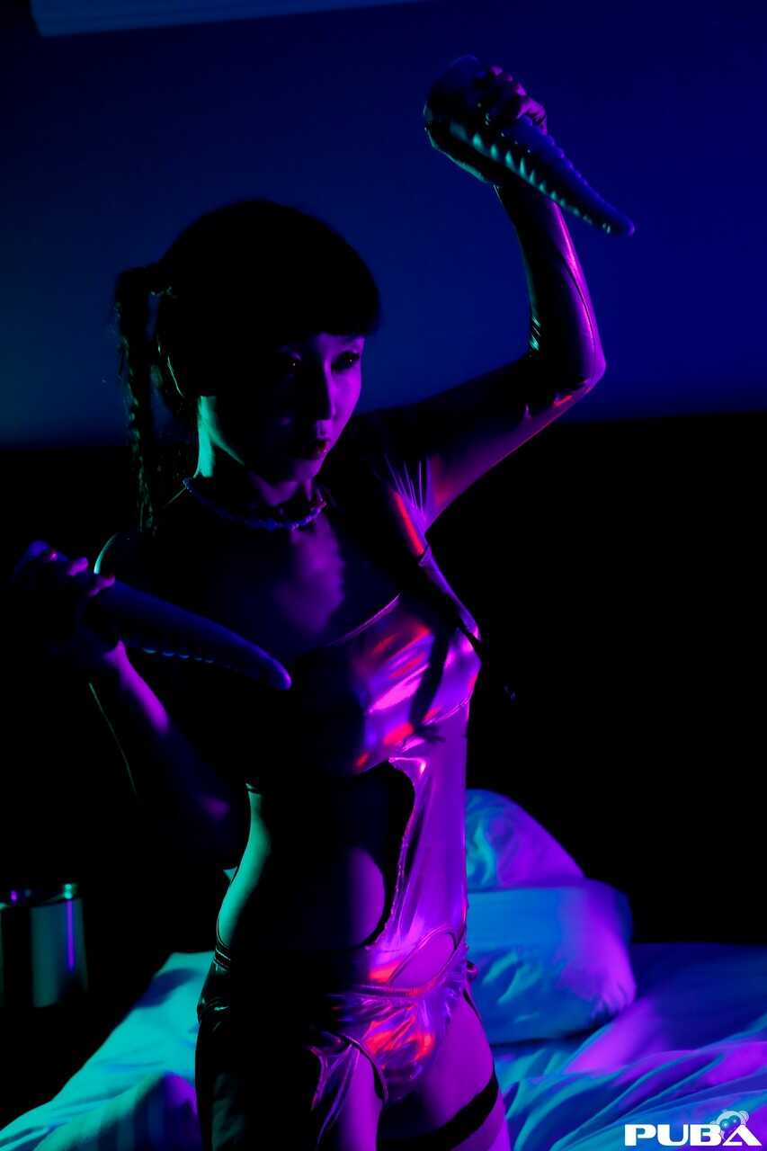 Japanese Lesbian MILFs Marica Hase and Misha Montana Battle for Dildo Domination - Marica Hase, Misha Montana