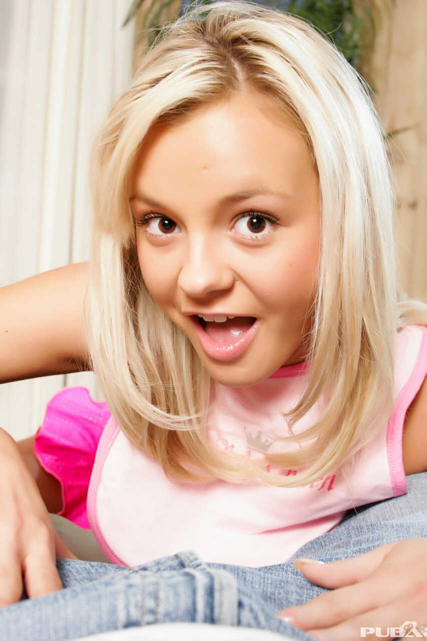 Petite blonde Bree Olson sucks John West's cock until he cums all over her face while filming with his cellphone - Jo...
