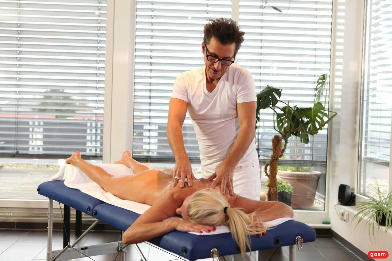 The Mature Blonde Conny Dachs Enjoys a Hardcore Massage from the German Superhot MILF Dirty Tina - Conny Dachs, Dirty Tina