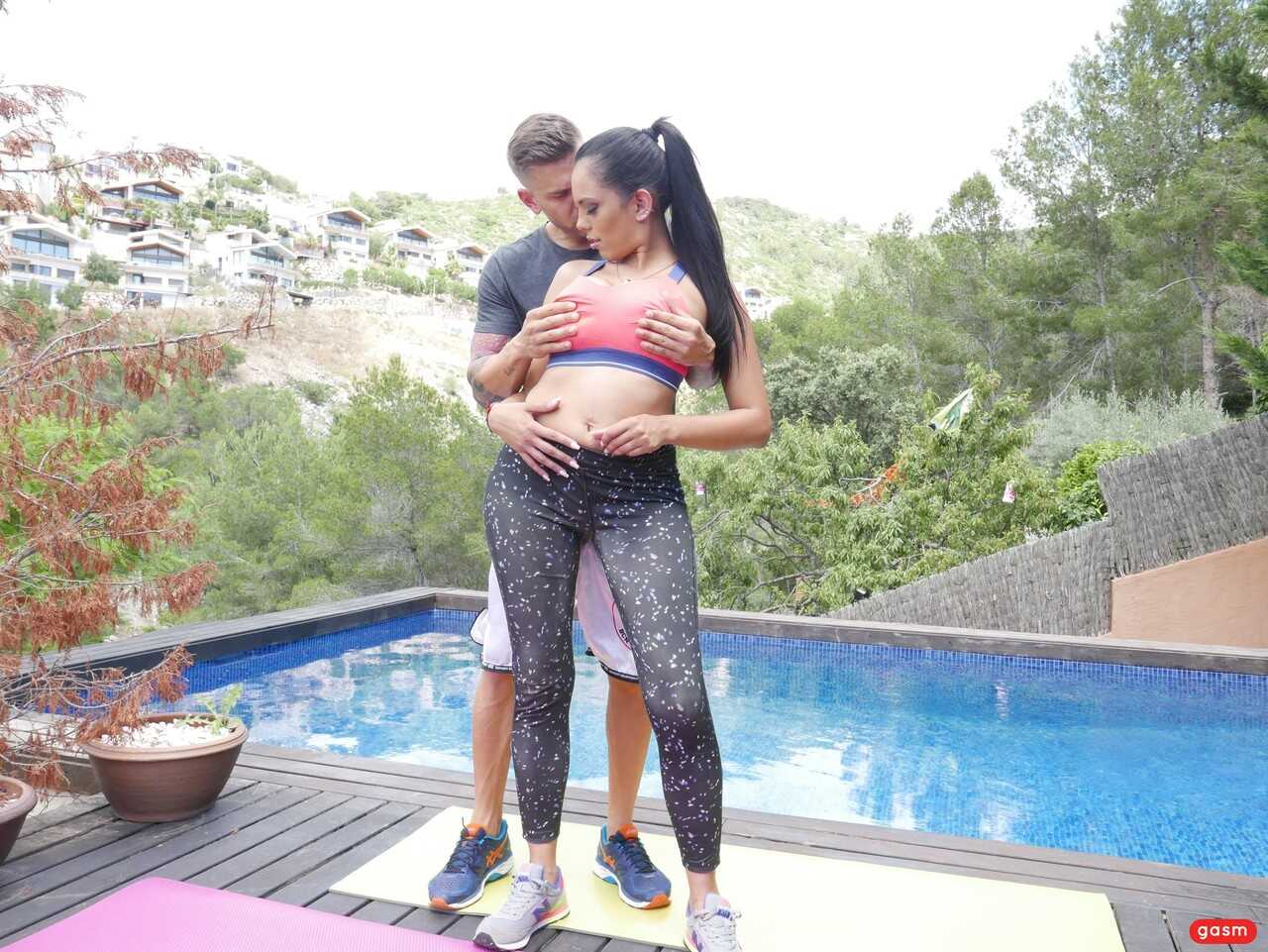 Juan's Latin Lover Seductive Katrina and Her Bootyful Poolside Adventure - Juan Lucho, Katrina Moreno