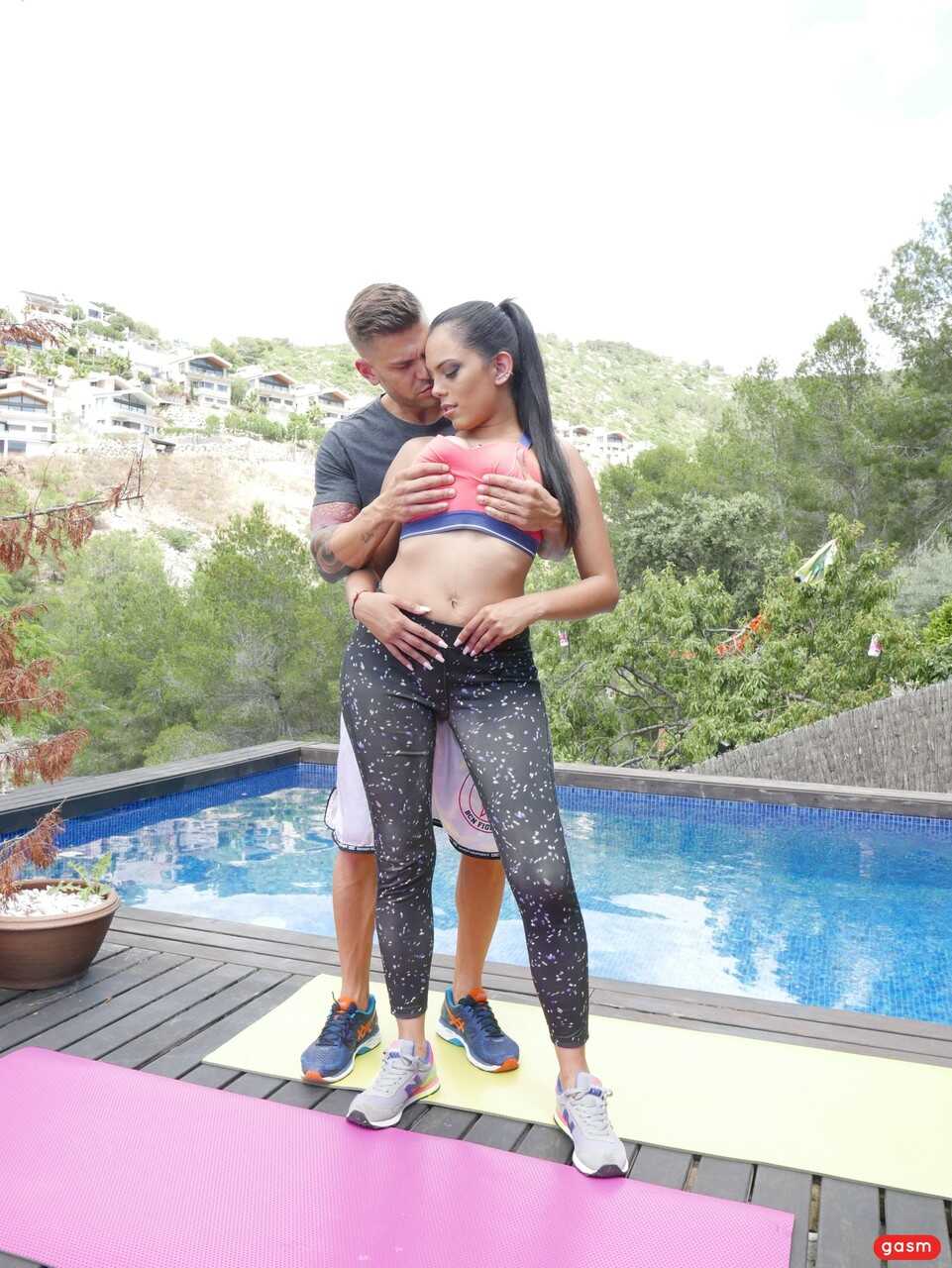 Juan's Latin Lover Seductive Katrina and Her Bootyful Poolside Adventure - Juan Lucho, Katrina Moreno
