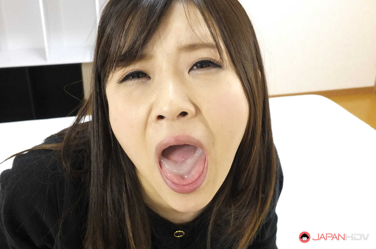 Mio Arisaka's Japanese Office Affair with her Colleague Ends in a Cum-filled Mouth - Mio Arisaka