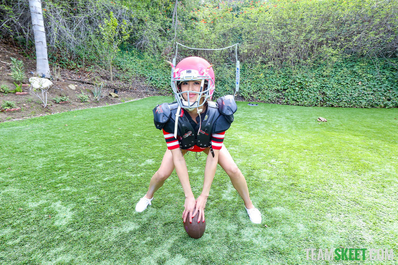 Petite Football Star Alexia Anders Gets a Big Dick Surprise from Her Boyfriend, Danny Mountain, After an Intense Practice ...