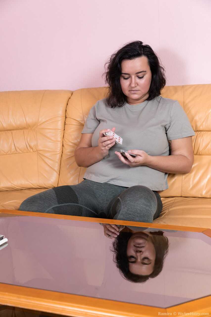 Chubby American Ramira's Unleashed Treasure Trove of Luscious Goodness: Her Huge Tits and Hairy Pussy - Ramira