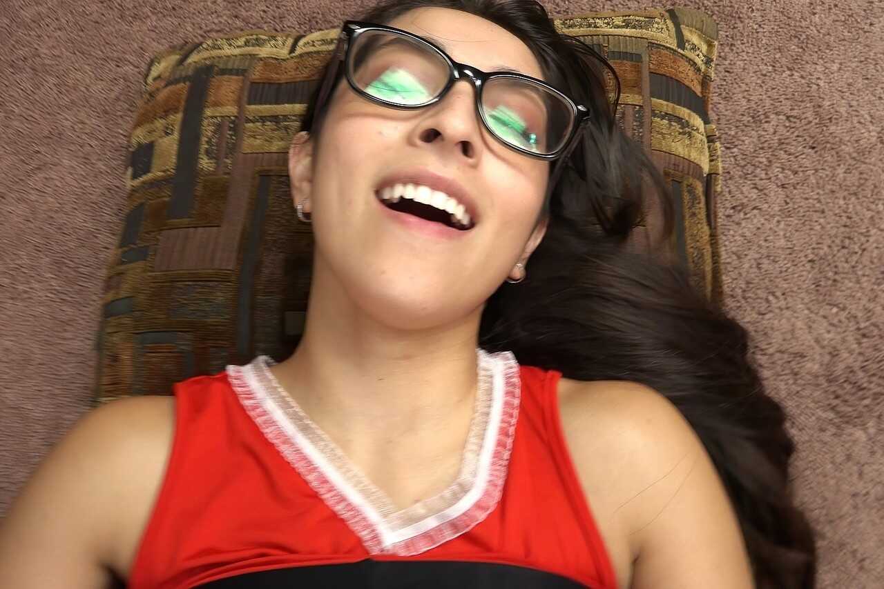 Sweet Brunette Nerd Madison Wilde Gets Fucked Hard in Logan Drake's POV Action - Logan Drake, Madison Wilde