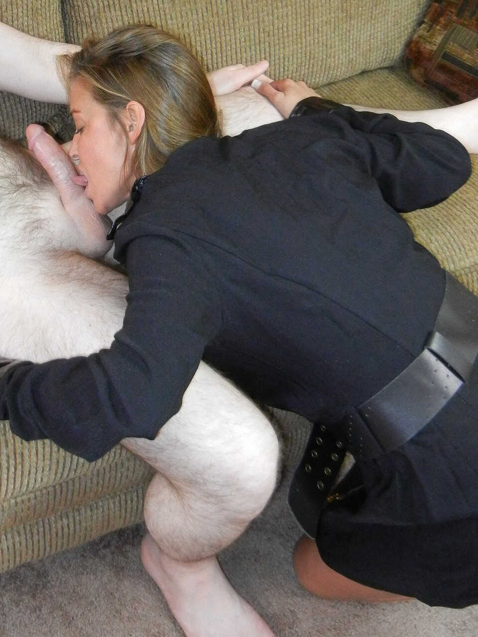 Curvy housewife Leeanna Heart sheds her cop costume & gets a thorough dicking with hot detective Logan Drake - Leeanna...