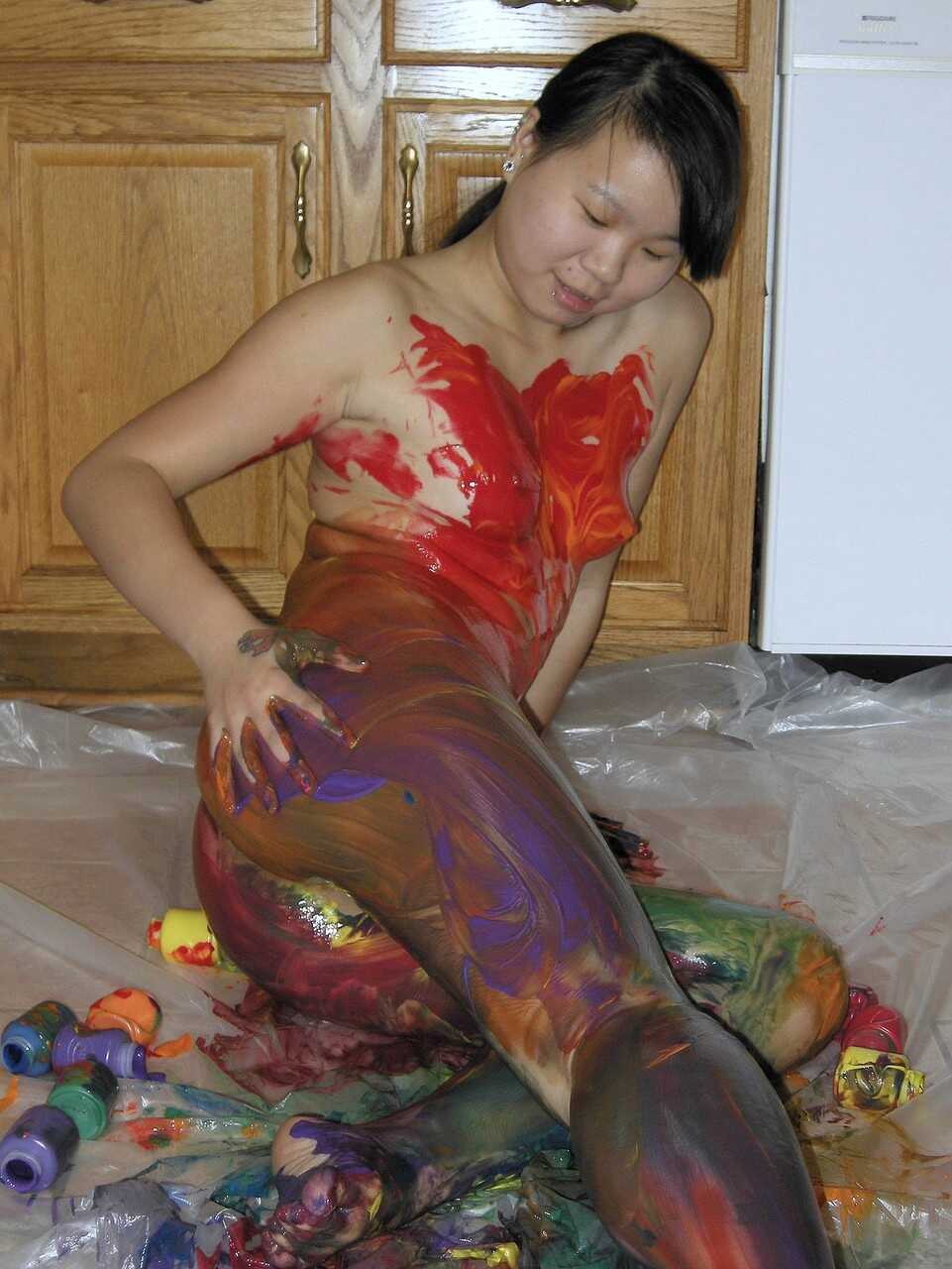 Painted Asian Goddess: Jaylynn's Kitchen Erotica