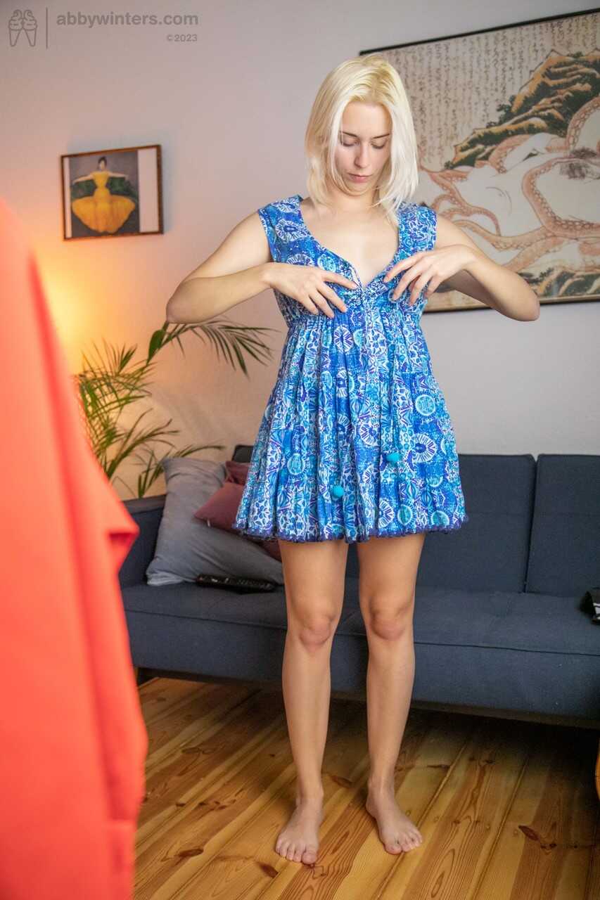 Blonde Ass Spied: Alessia T's Hot Amateur Dressing Session - Alessia T