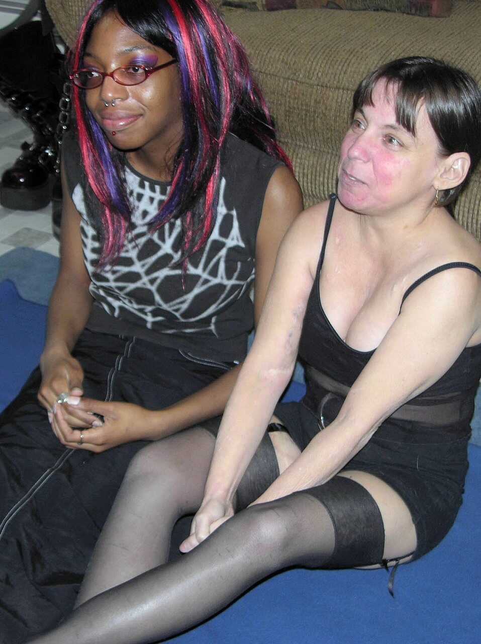 Milf and her Playful Mistress Fucks with a Banana While ReVay's Pussy Gets Taken by an Ebonny Vixen - ReVay