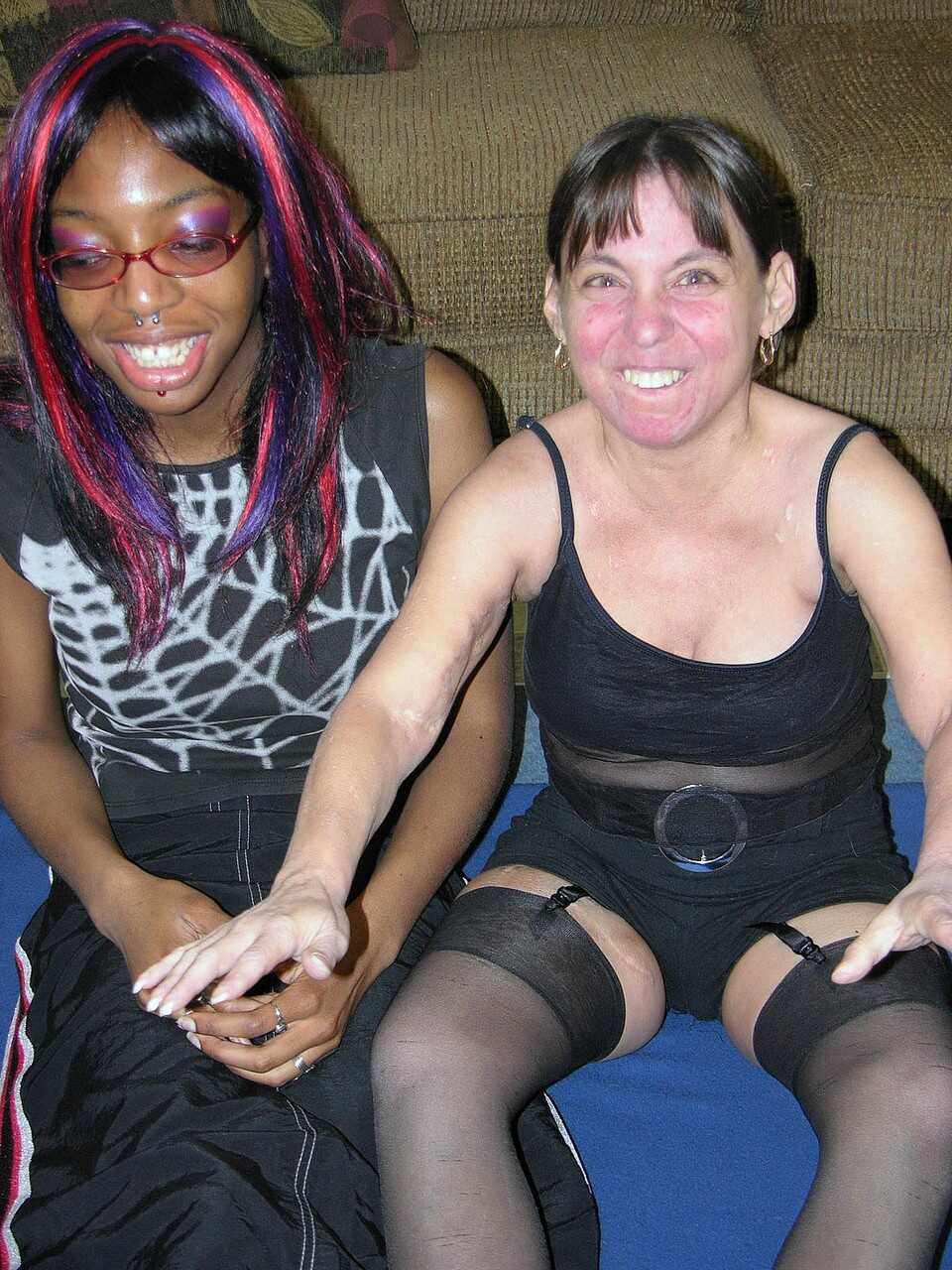 Milf and her Playful Mistress Fucks with a Banana While ReVay's Pussy Gets Taken by an Ebonny Vixen - ReVay