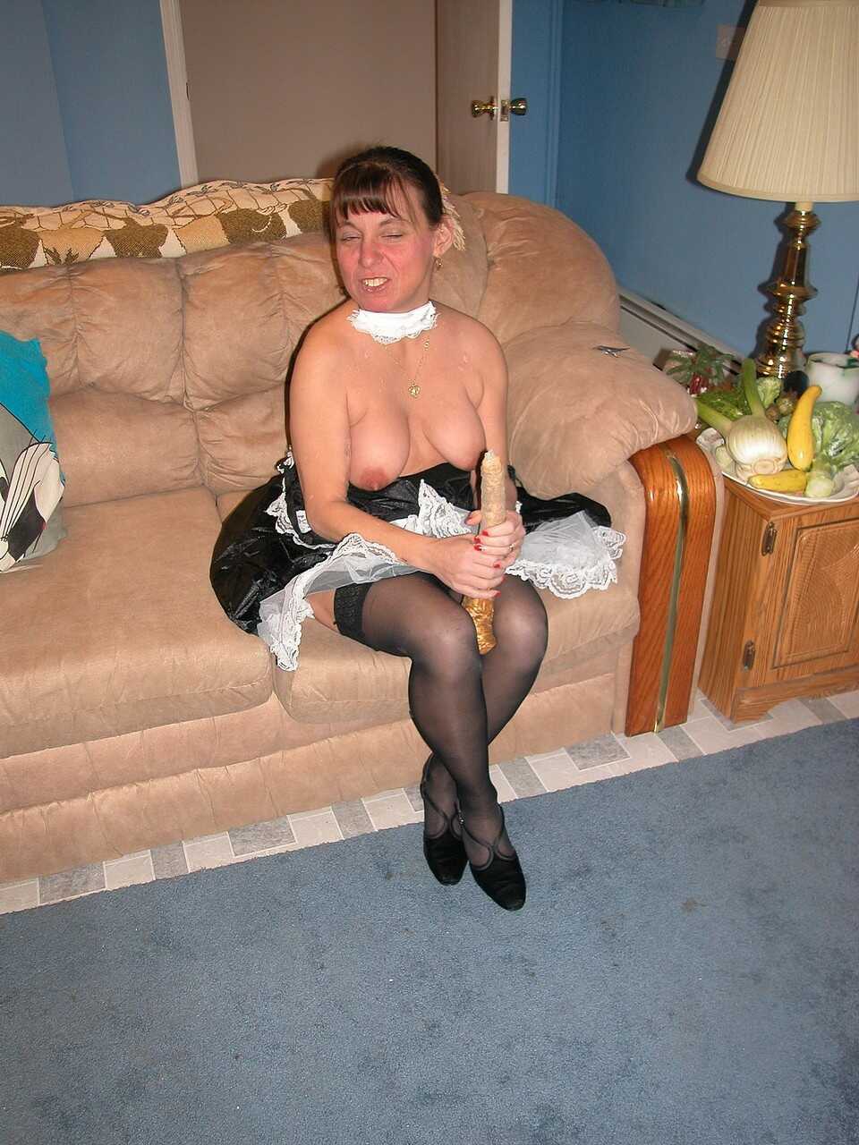 Mature Vixen Veggies, Naughty Maid Masturbates Kinky Solo - 