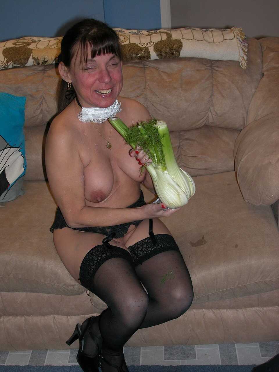 Mature Vixen Veggies, Naughty Maid Masturbates Kinky Solo - 