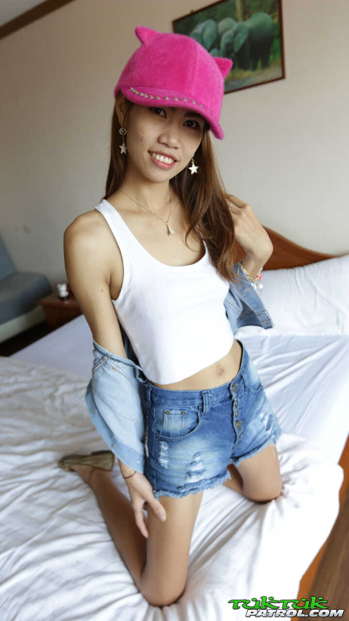 Skinny Nam's Thai Pussy: A Close-Up of the Hairy and Tight Asian Porn Star before Sex - Nam
