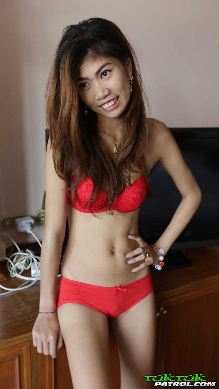 Skinny Nam's Thai Pussy: A Close-Up of the Hairy and Tight Asian Porn Star before Sex - Nam