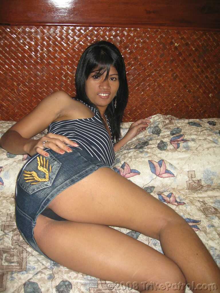 Petite Filipina Carmela Mendez getting her ass pounded by a white stranger at the hotel - Carmela Mendez