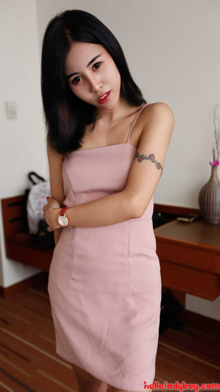Asian Lovely Shemale Nene's Hard Rock-Hard Dick Gives A POV Blowjob - Ladyboy Nene