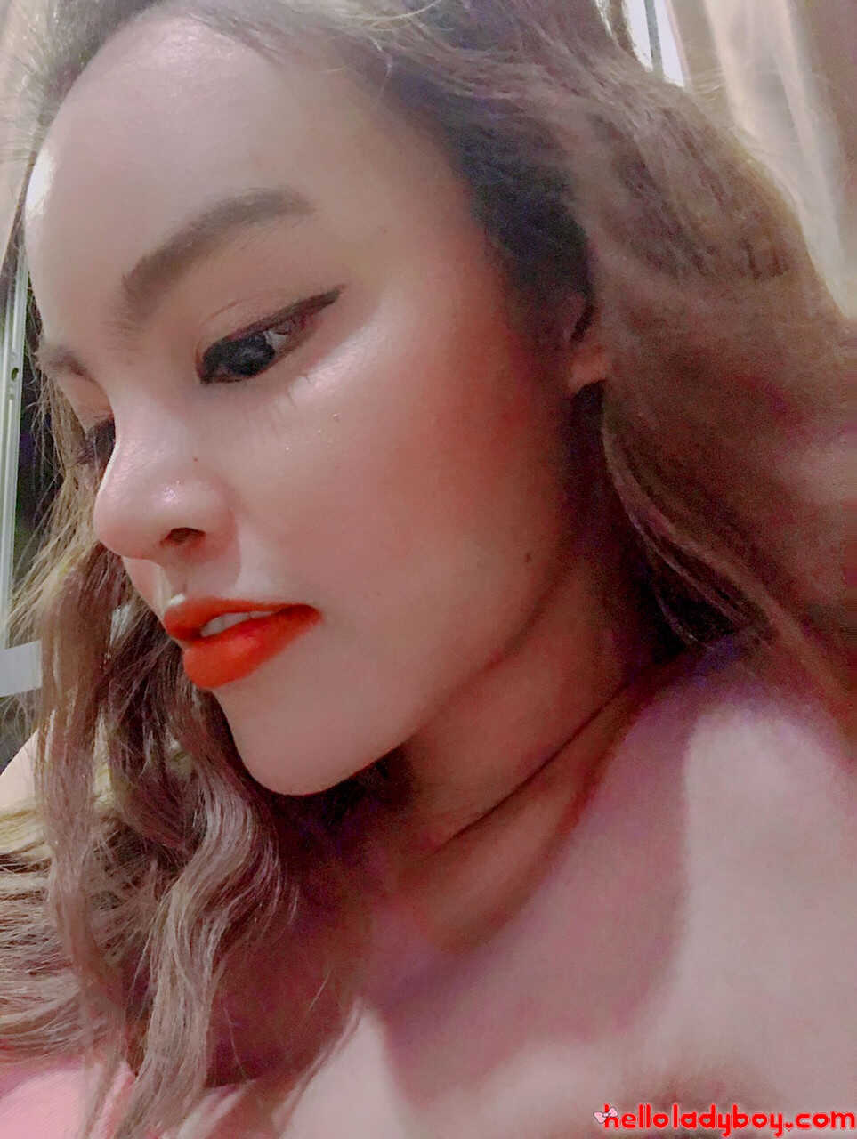 Selfie Obsession: The Pretty Asian Ladyboy and Her Lovely Busty Tits