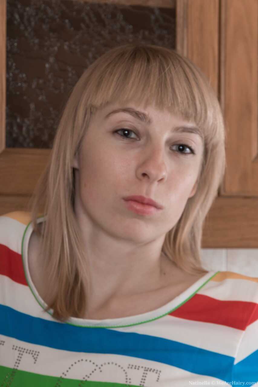 Blonde teen Natinella exposes her fine breasts and flaunts her bushy twat   Amateur Pussy, Amateur Ass, Bent Over, Petite ...