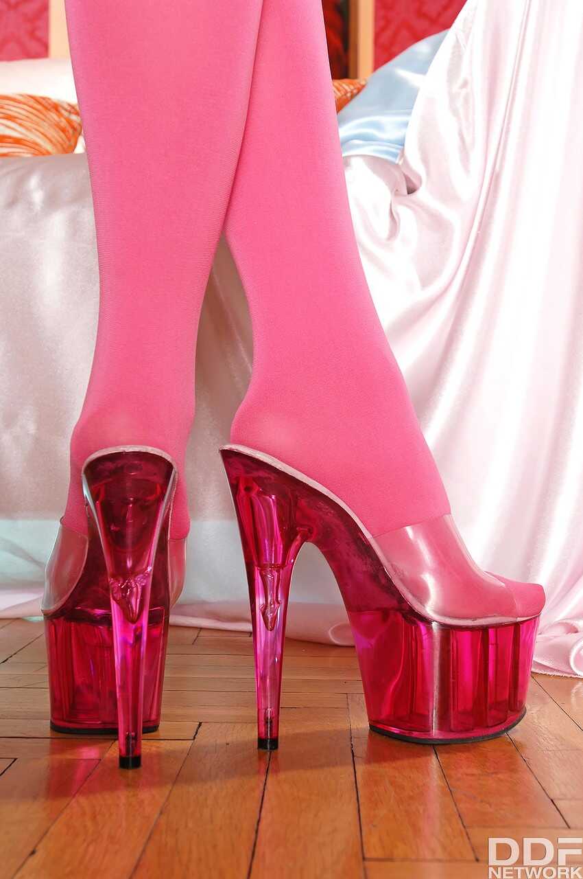 Petite Feet and Legs Angel Pink: A Romanian Beauty's Sizzling Sole Show - Angel Pink