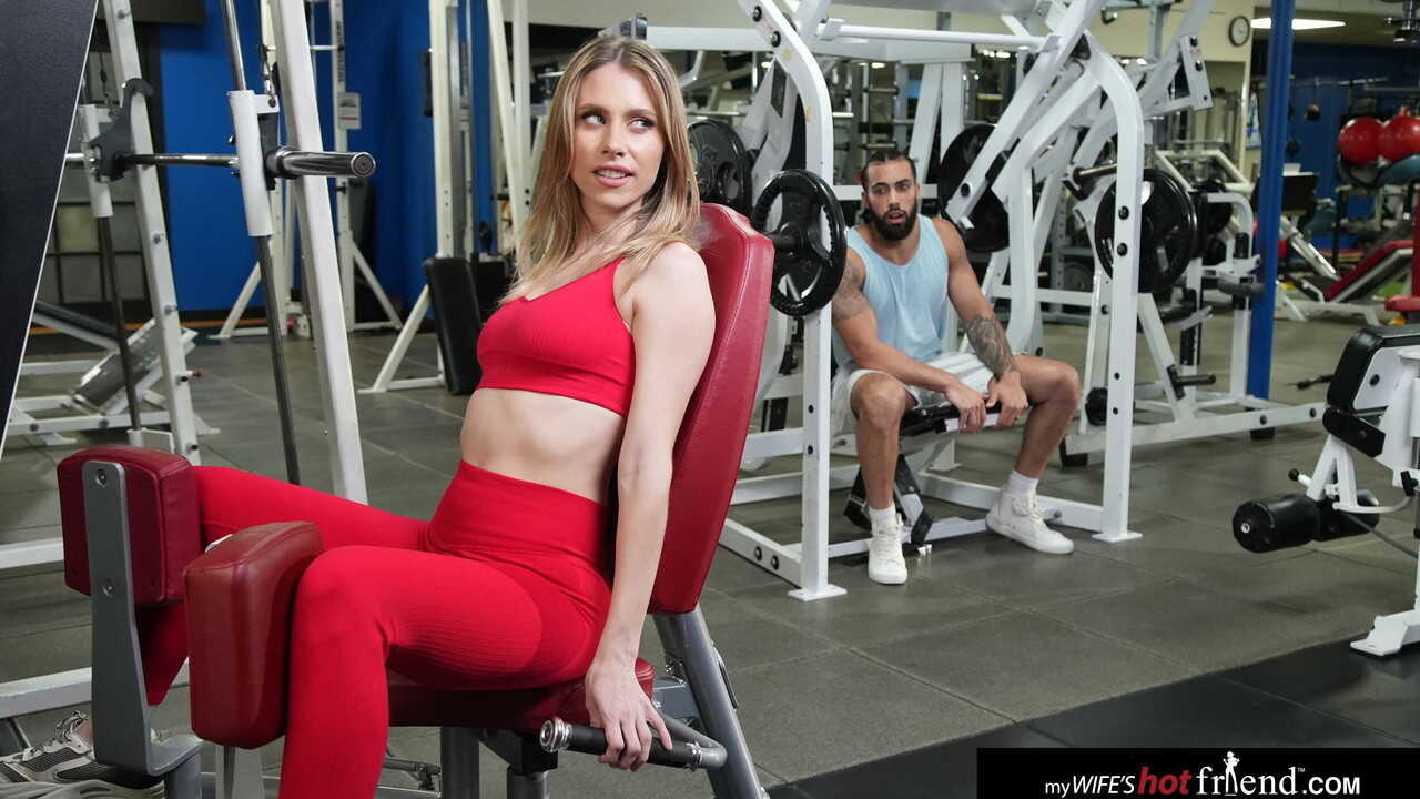 Sexy porntsar Anya Olsen removes her tights and gets pounded after the gym with sexy blonde hairy pussy, white hairy pussy...