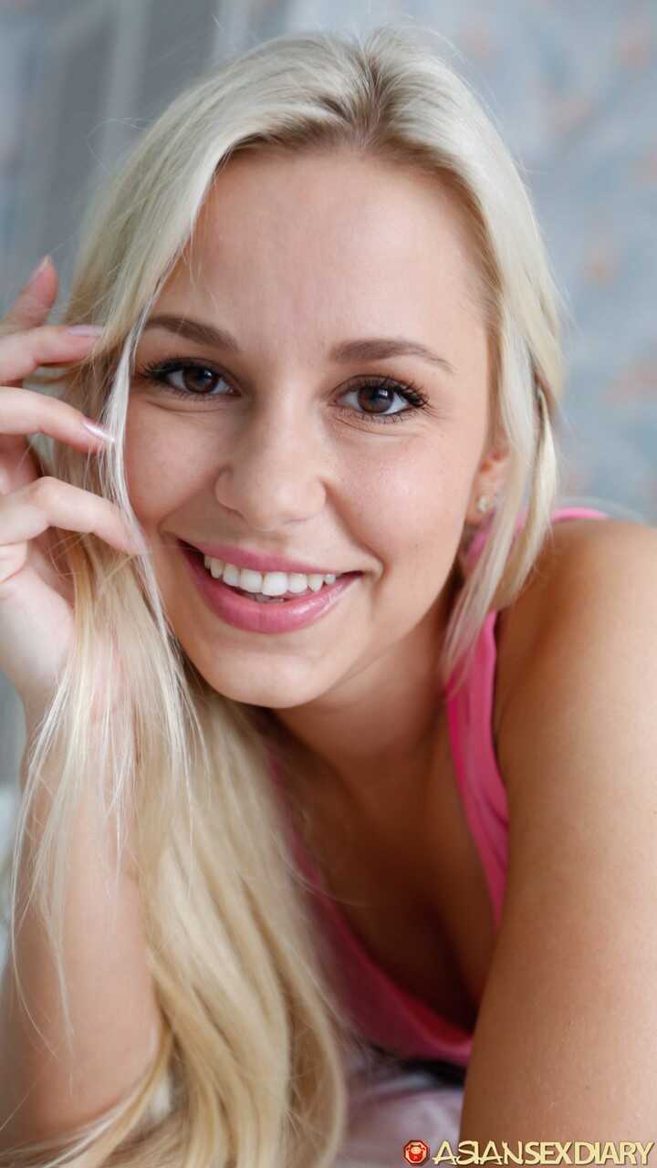 Blonde bombshell Dido Angel strips and fucks in a hotel room for a night of wild POV sex - Dido Angel