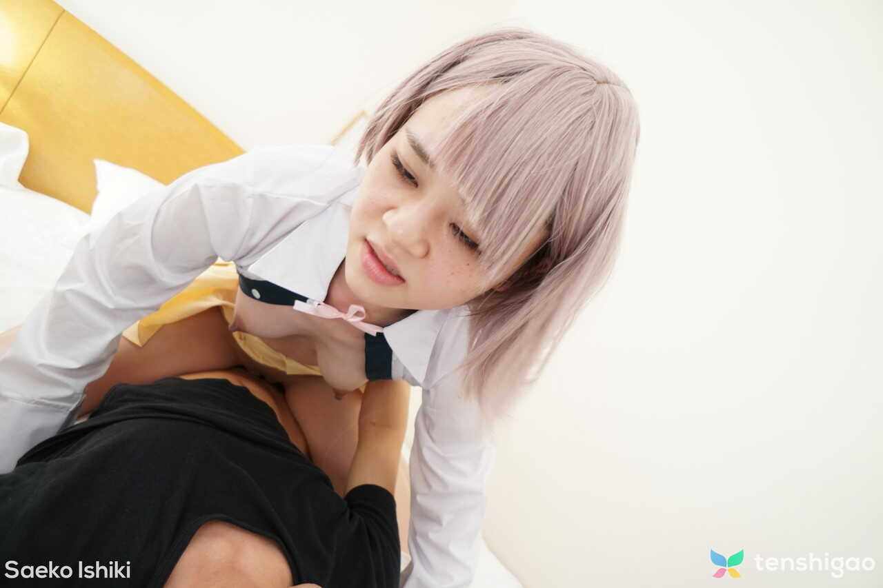 Japanese teen Saeko Ishiki unveils her pussy & gets toyed, fucked & creampied by sexy teacher during class! - Saek...
